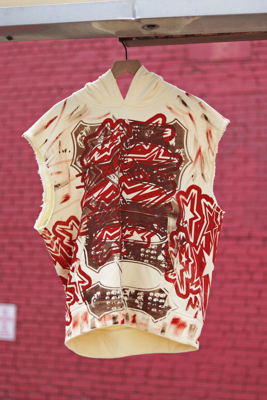 BREAKFAST CUTOFF HOODIE